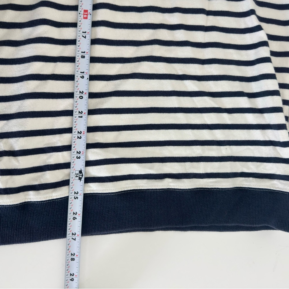 LL Bean Mens Polo Shirt Striped Long Sleeve Cotton Rugby Heritage Collegiate - Picture 7 of 9